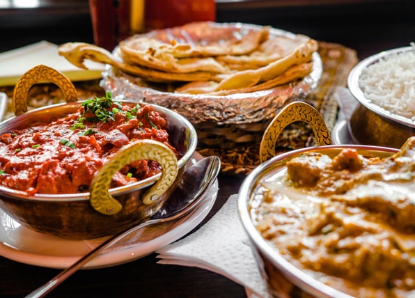 Traditional-style dishes served at Kavali